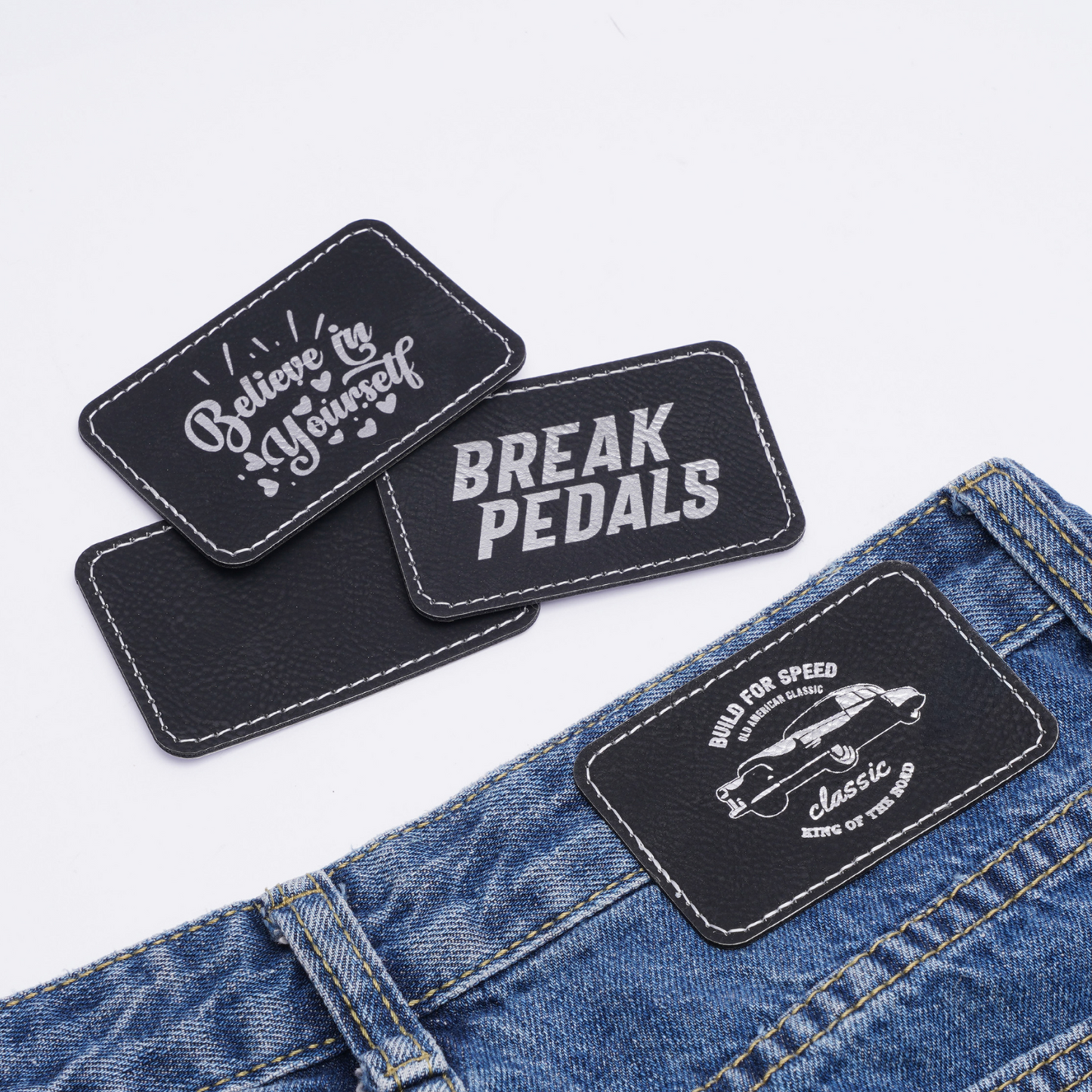 Bambu Lab Rectangular PU Iron-on Patch (10 stk)