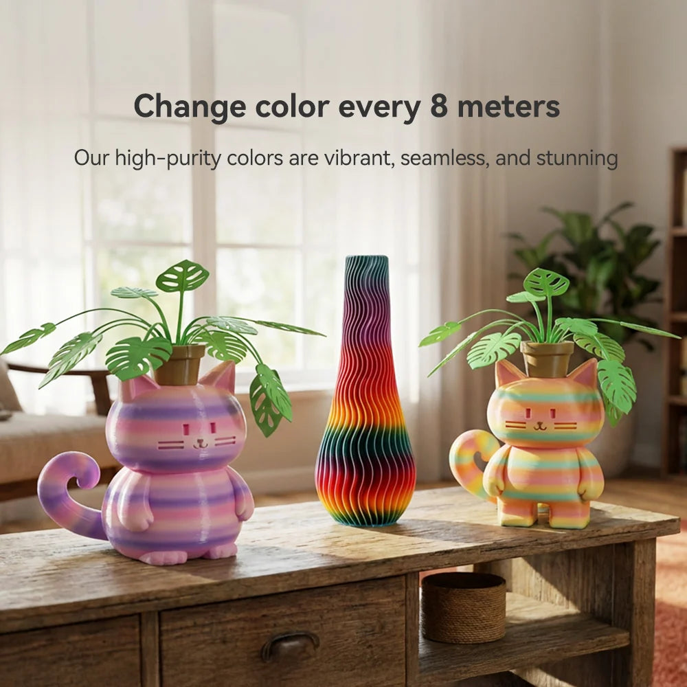 Sunlu Silk PLA+ Rainbow - 1.75mm 1kg