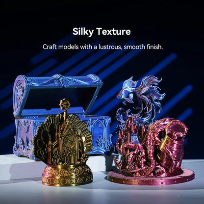 Sunlu Silk PLA+ Multi-colour filament (Dual-colour, Tri-colour & Four-colour) - 1.75mm 1kg