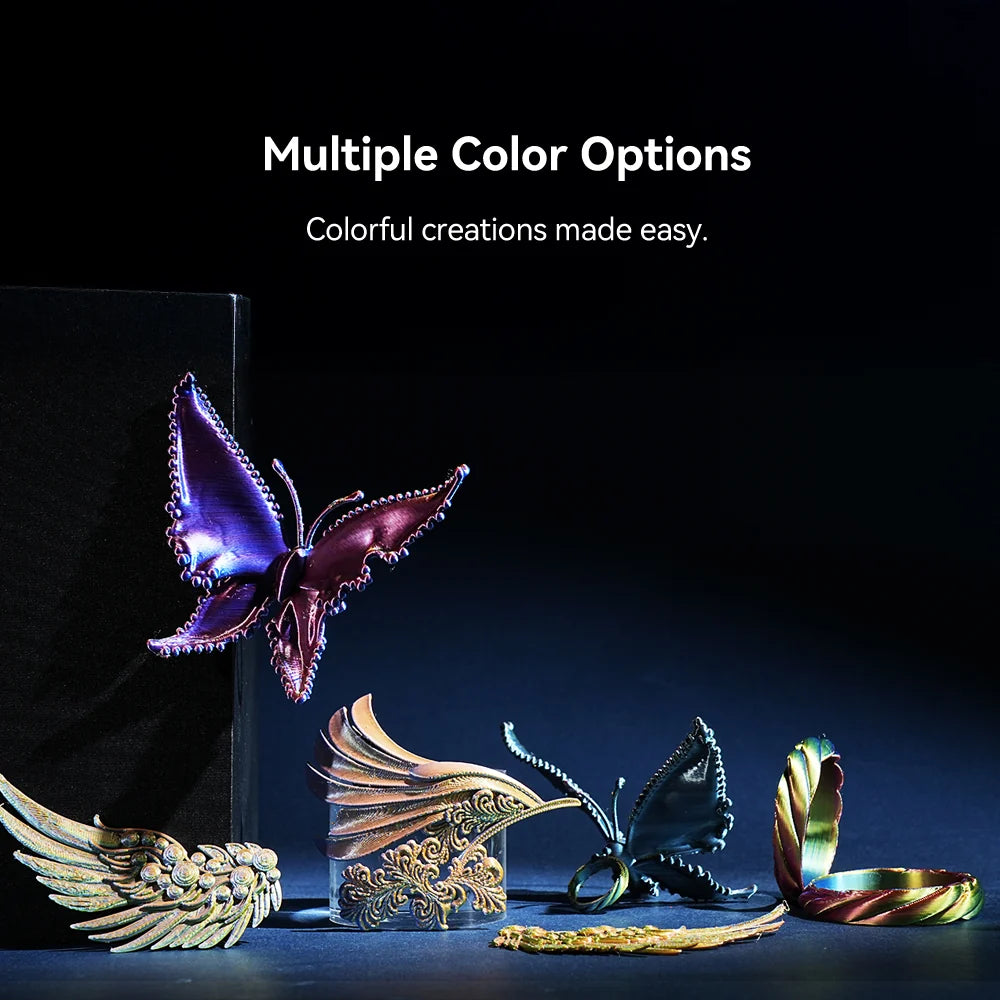 Sunlu Silk PLA+ Multi-colour filament (Dual-colour, Tri-colour & Four-colour) - 1.75mm 1kg