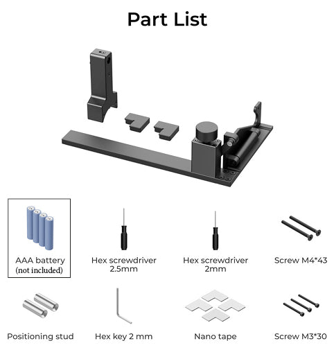 xTool Accessory Kit for RA2 Pro