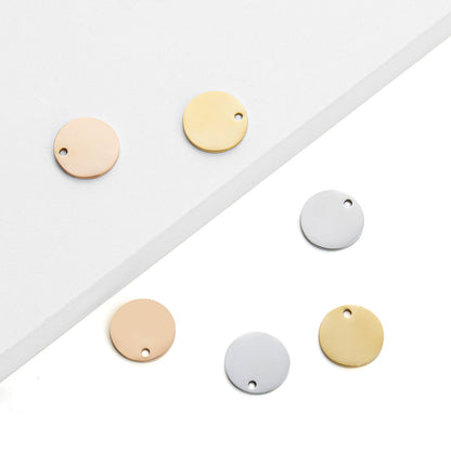 xTool Round Pendant - Gold, Silver, & Rose Gold (30 stk.)