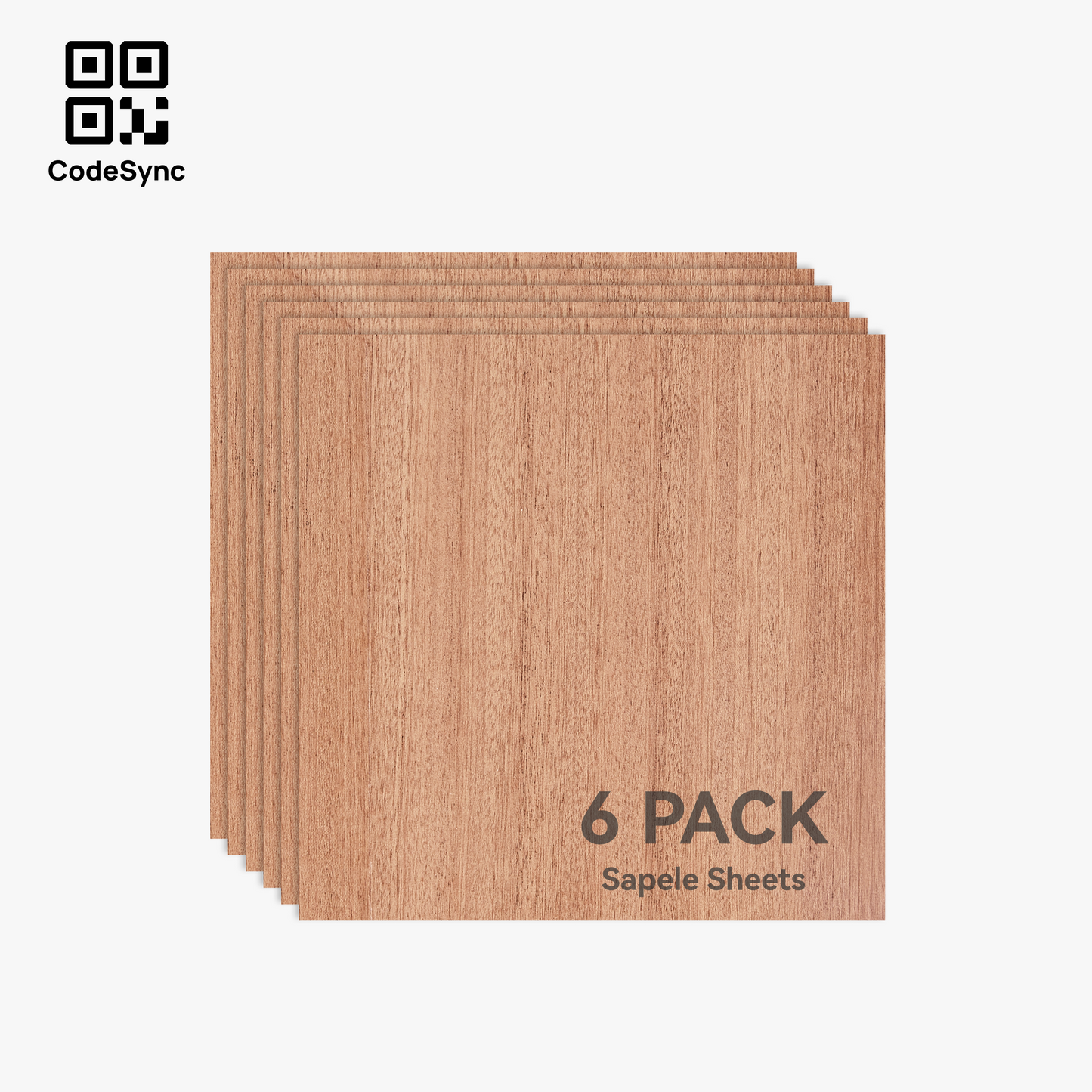 Bambu Lab Sapele Plywood 3mm (6 stk.)