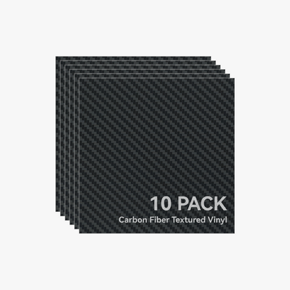 Bambu lab Carbon Fiber Textured Removable Vinyl (10 stk.)